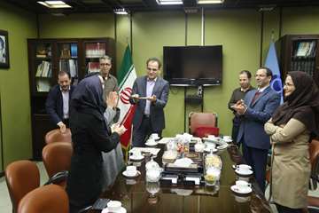 تجلیل از کارکنال حوزه ریاست و روابط عمومی